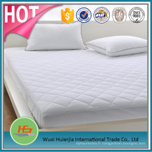 Matelas matelassé adapté de haute qualité de tissu de coton de 100% blanc pour l&#39;hôtel et la maison